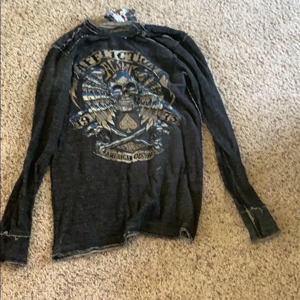 NEW !!!!!!!! Affliction long sleeve shirt size M